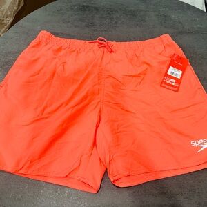 Speedo Bright Orange Swim Trunks